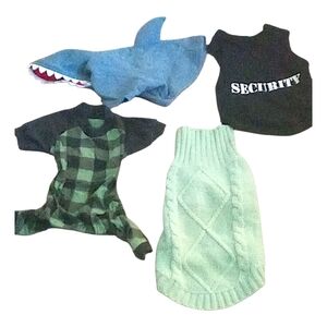 Lot Of Four Dog Clothing Small